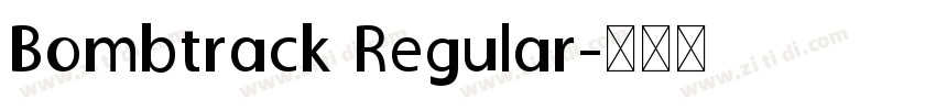 Bombtrack Regular字体转换